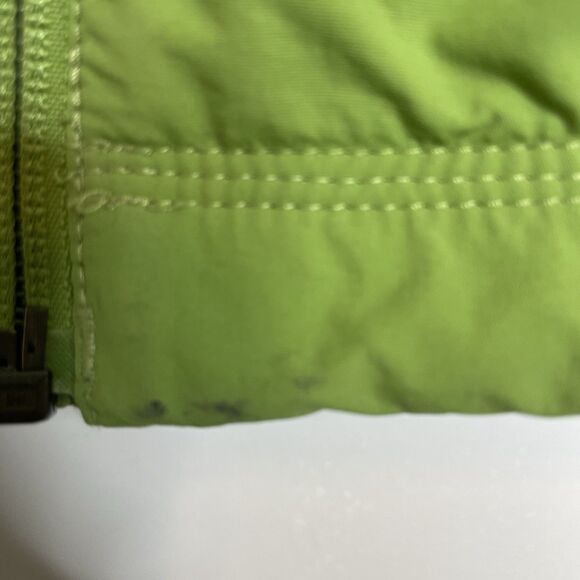LL Bean Gorpcore Fleece Lined Full Zip Vest Women Size 1X Green Hike - Picture 2 of 4